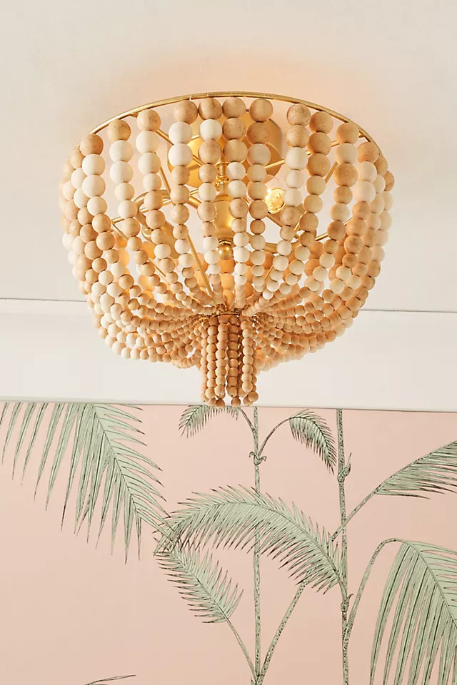 Kali Beaded Flush Mount | Anthropologie (US)