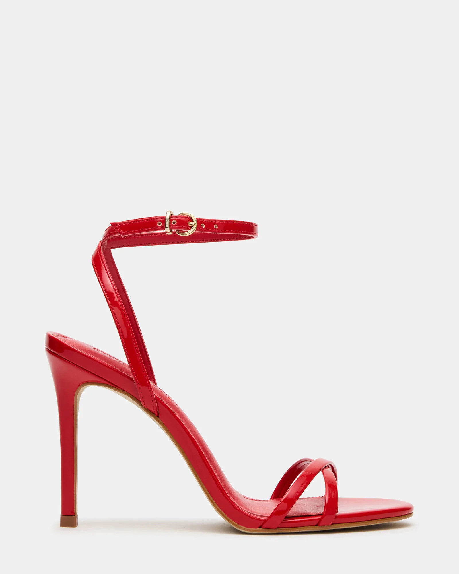 Steve Madden Women's Jypsey Strappy Heels - Red - Size 5.5 - Synthetic | Steve Madden (US)