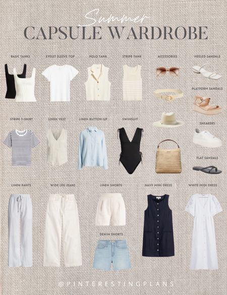Summer capsule wardrobe 2024!

Maxed out the 16 item limit so feel free to comment if you need any missing links 😊

#LTKFindsUnder100 #LTKSeasonal #LTKFindsUnder50