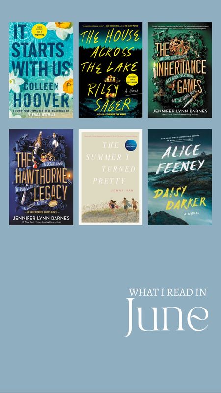 What I Read in June: all titles available on Amazon! #summerreading #read #bookworm #tbr #amazonbookd 

#LTKFind #LTKunder50