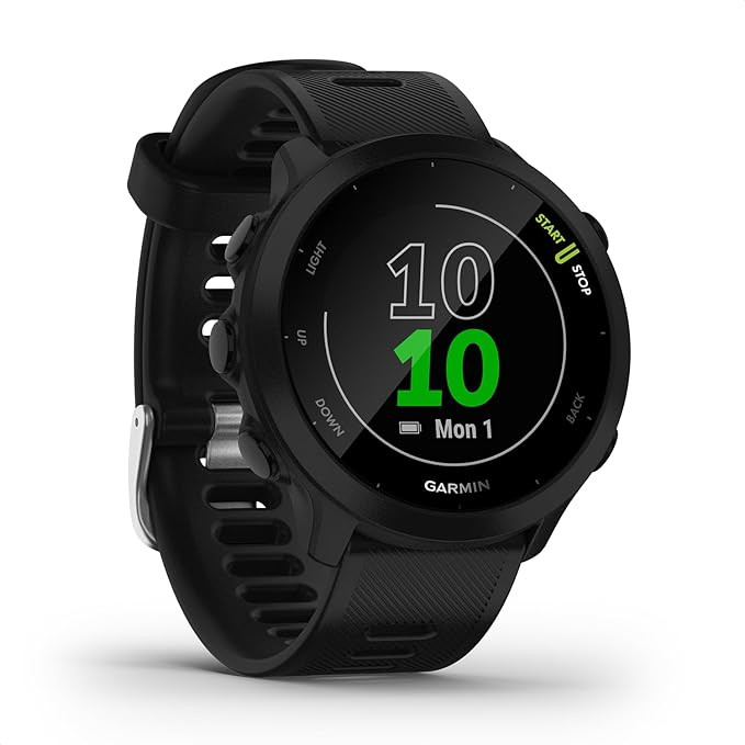 Garmin Forerunner 55 Easy to Use Lightweight GPS Running Smartwatch, Running and Training Guidanc... | Amazon (UK)