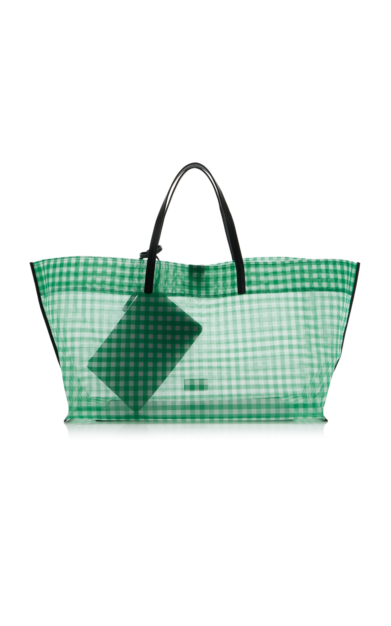 Christos Large Gingham-Mesh Tote Bag | Moda Operandi (Global)