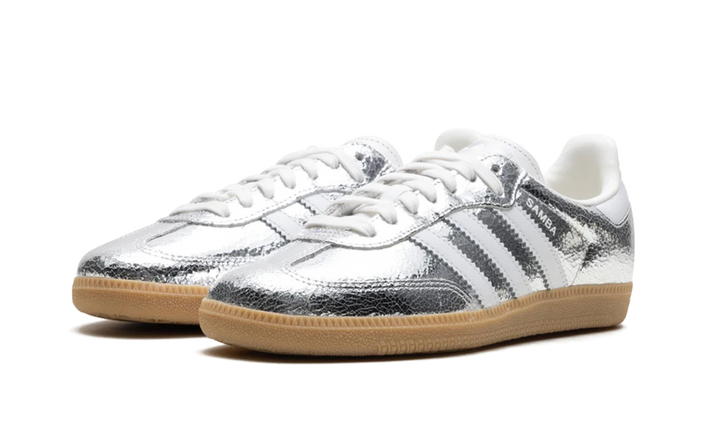 Samba OG WMNS "Silver Metallic Cracked Leather" | Stadium Goods KR