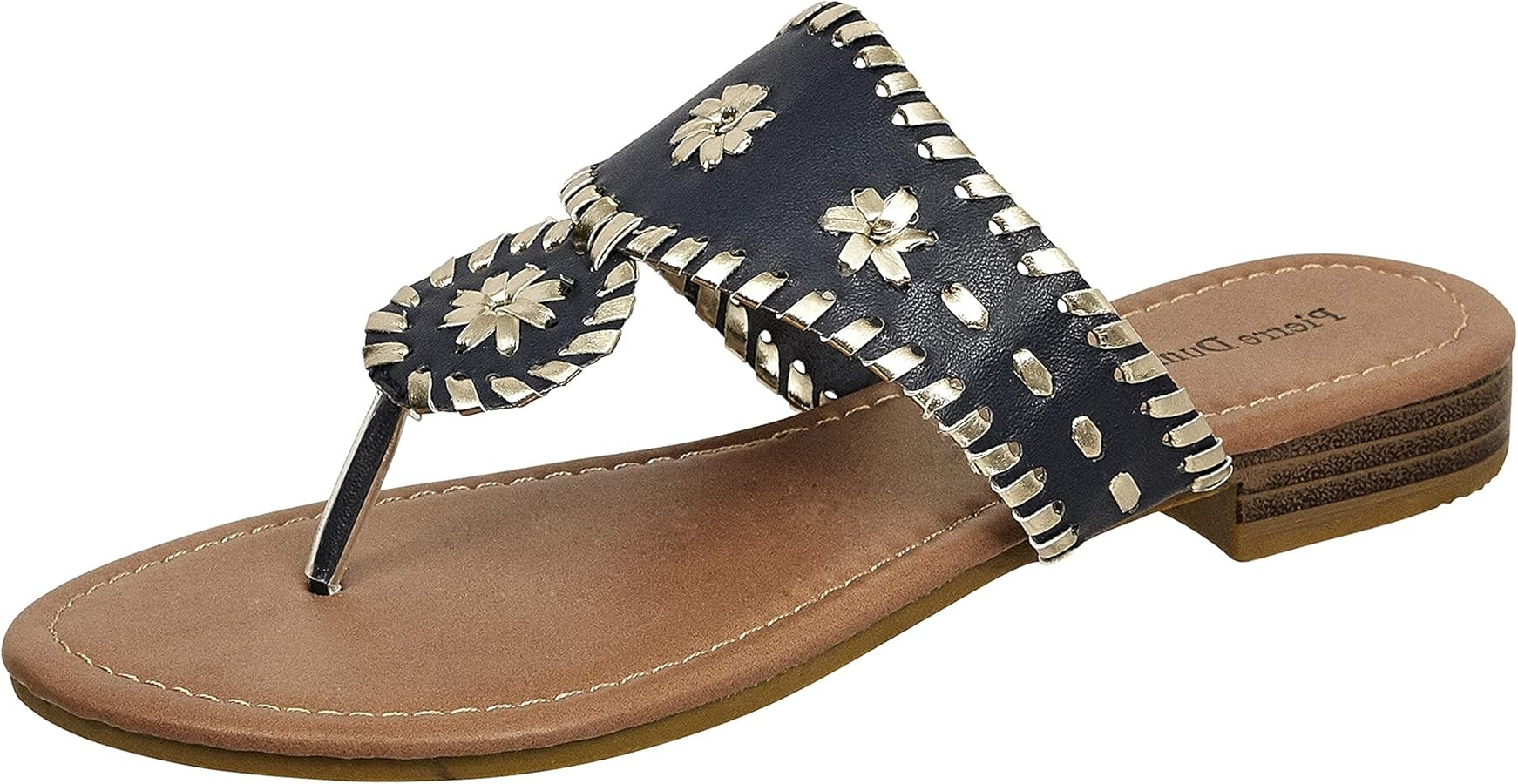 Pierre Dumas Women's Rosetta Slip-on Sandals | Amazon (US)