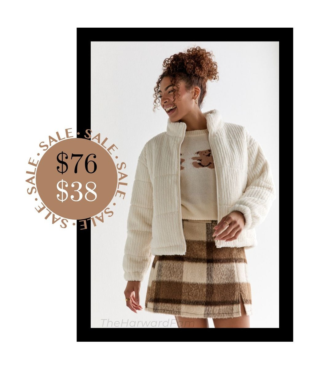 Get ready to wrap yourself in ultimate comfort with the Faux Fur Ribbed Puff Jacket from Francesca's! So soft, so cozy—it's the perfect blend of warmth and style. Don't miss out on this must-have winter piece! ❄️🖤 #FauxFurJacket #RibbedPuffer #CozyStyle #FrancescasFashion #WinterWardrobe #SoftAndStylish #StayWarmInStyle 

 #LTKCyberWeek #LTKSaleAlert #LTKFindsUnder50