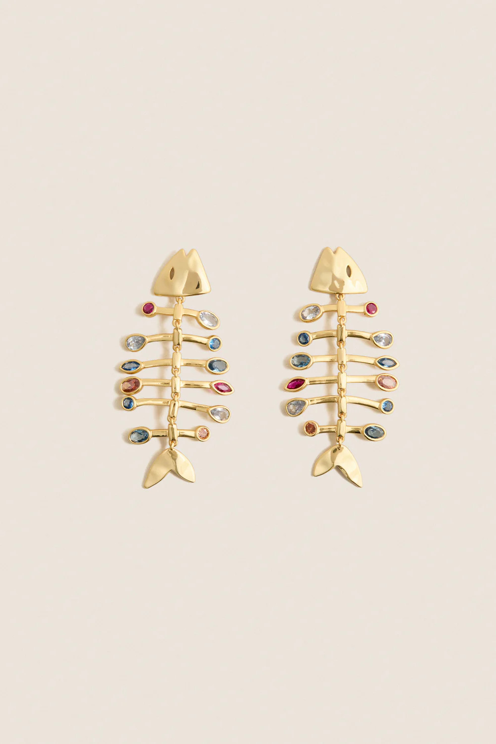 Gold Multi Josefina Earrings | Tuckernuck (US)