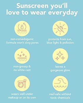 TULA Skin Care Protect + Glow Daily Sunscreen Gel Broad Spectrum SPF 30 | Skincare-First, Non-Gre... | Amazon (US)