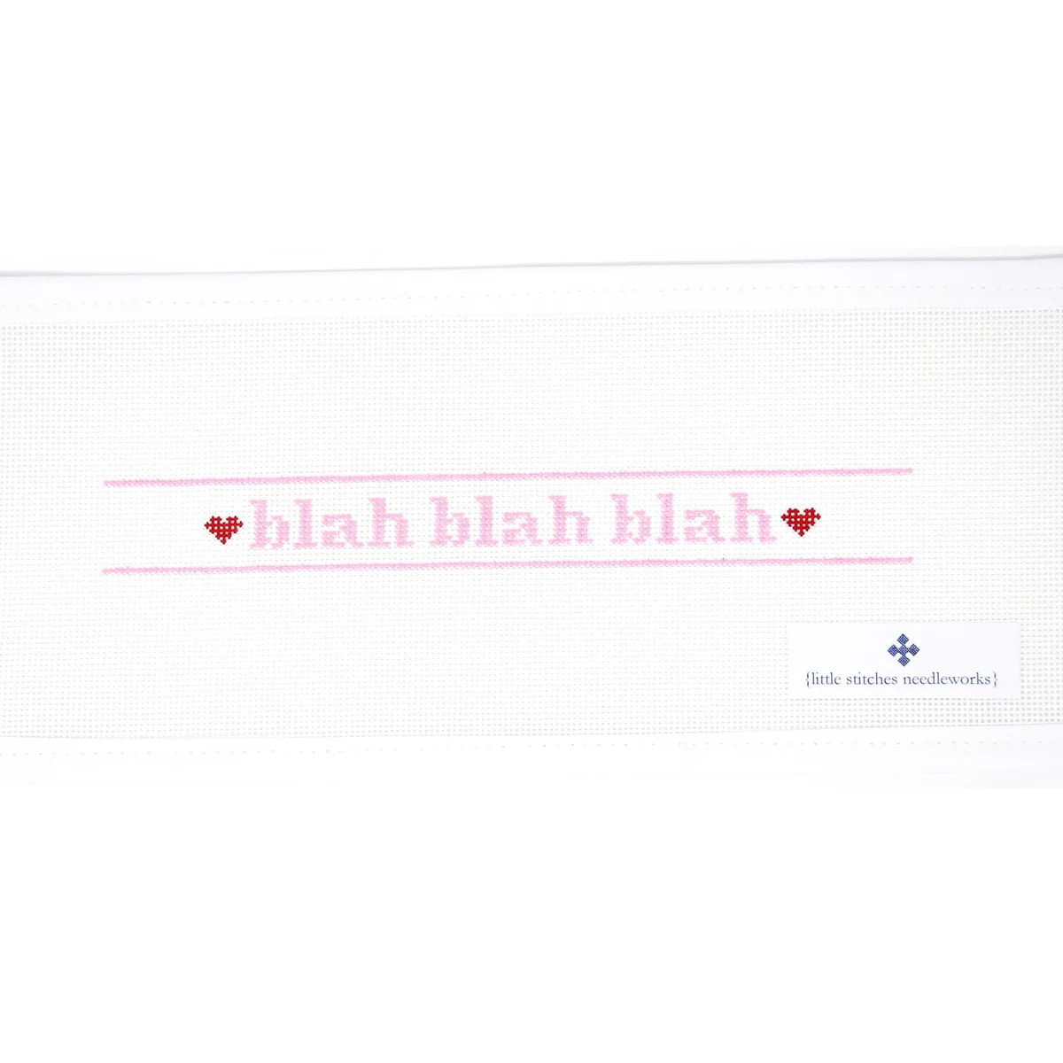 Blah Blah Blah Key Fob | Greystone Needlepoint