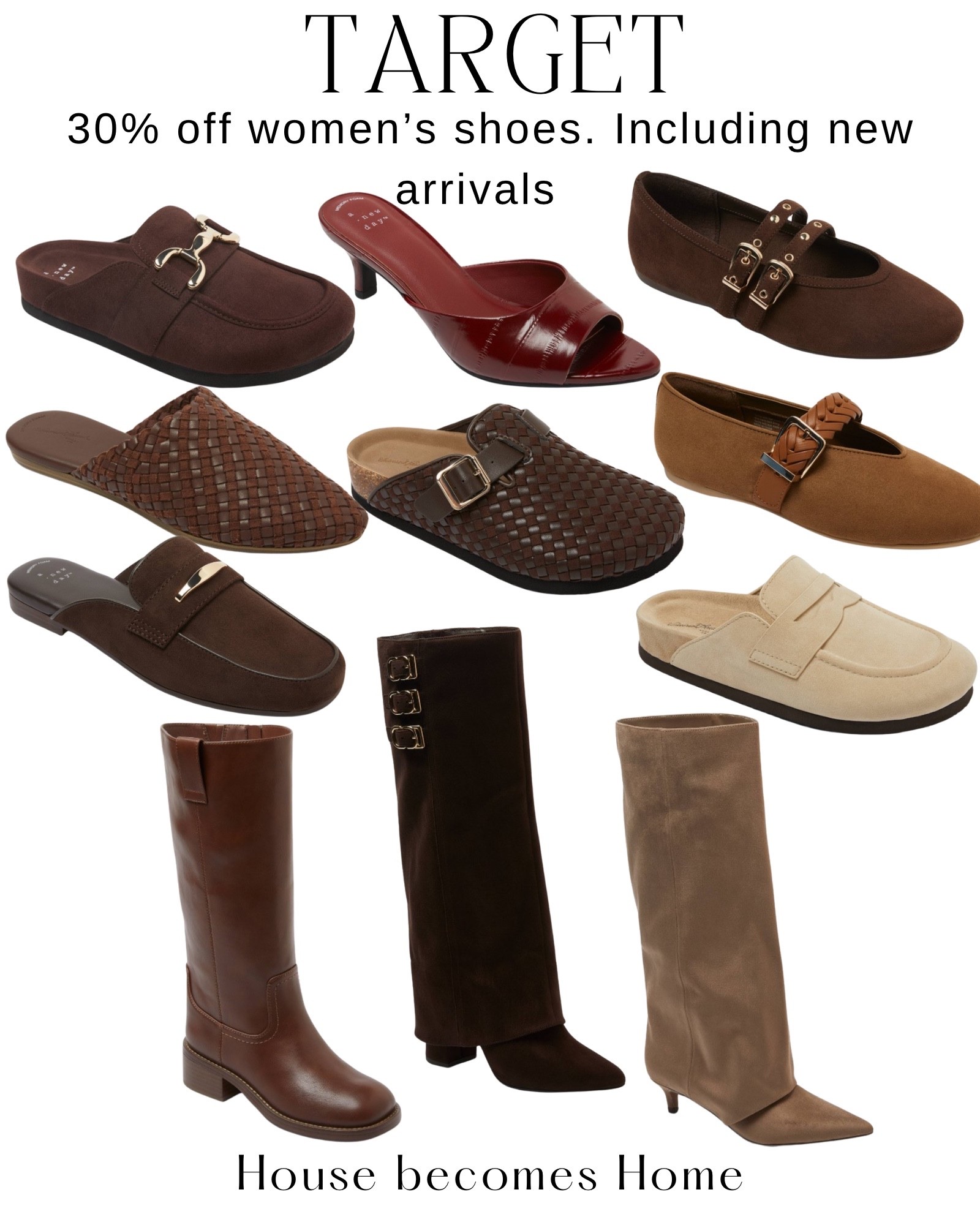 Target sale! 30% off women’s shoes! Including new arrivals!

#LTKSaleAlert #LTKootd #LTKSeasonal