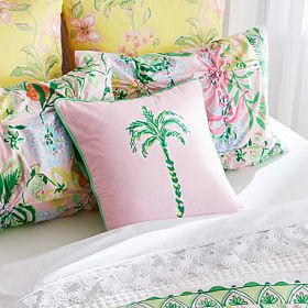 Lilly Pulitzer Go Bananas Reversible Pillow Cover | Pottery Barn Teen