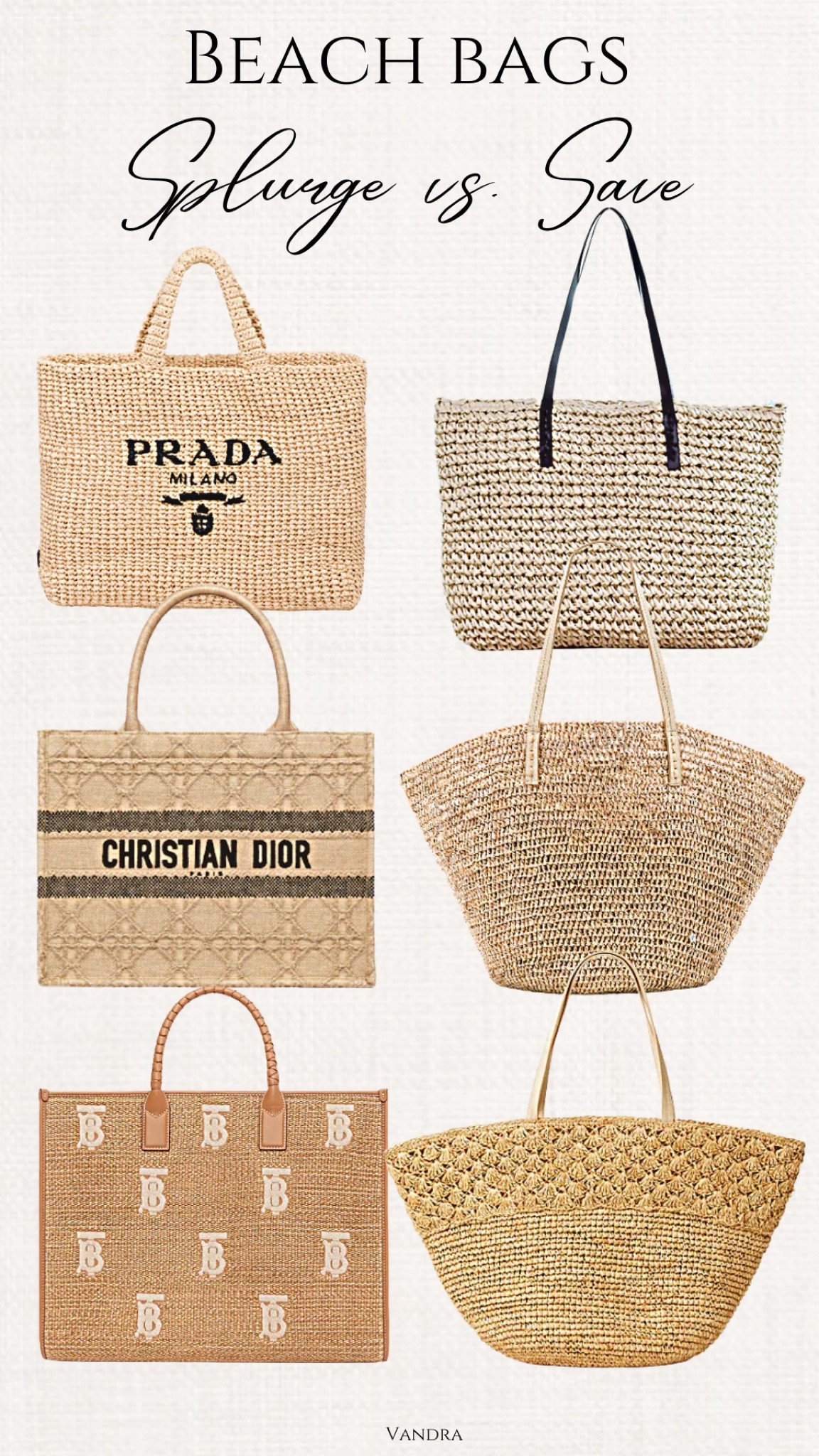 Getting Riis Beach Ready With the Prada Raffia Tote