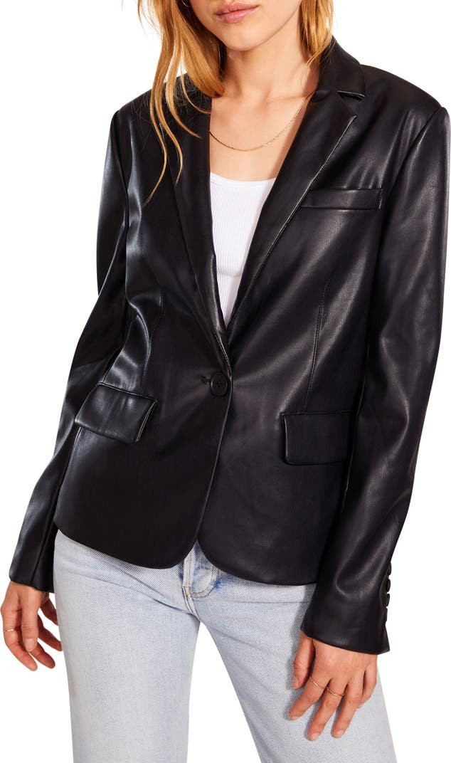 Faux Leather Blazer | Nordstrom | Nordstrom