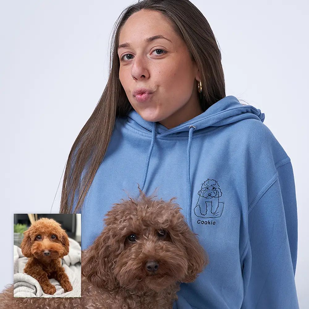 Furry Friend - Custom Pet Line Art Hoodie | Lime & Lou (US)