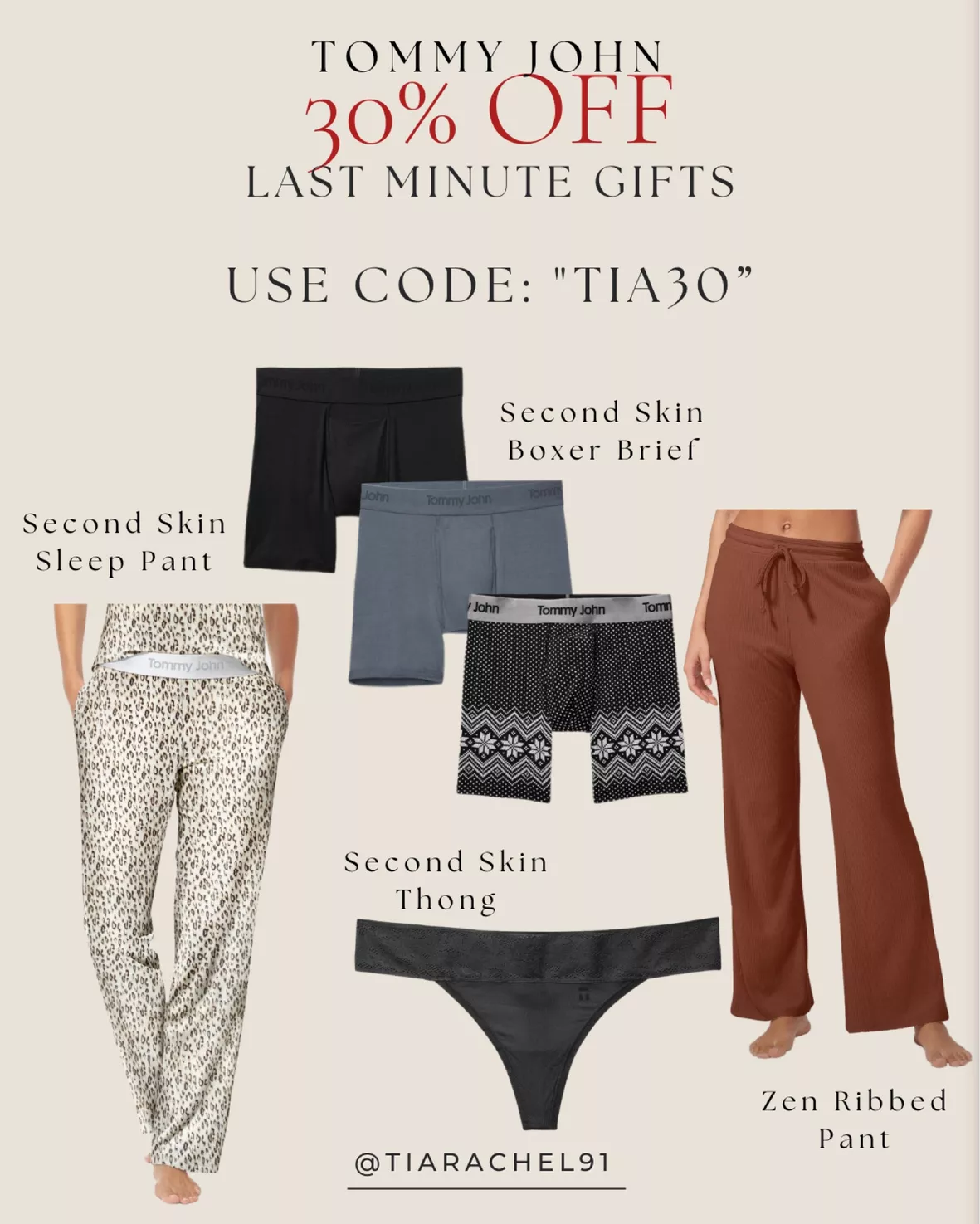 Tommy John Black Friday Sale: Save 30% on Underwear, Loungewear, and More