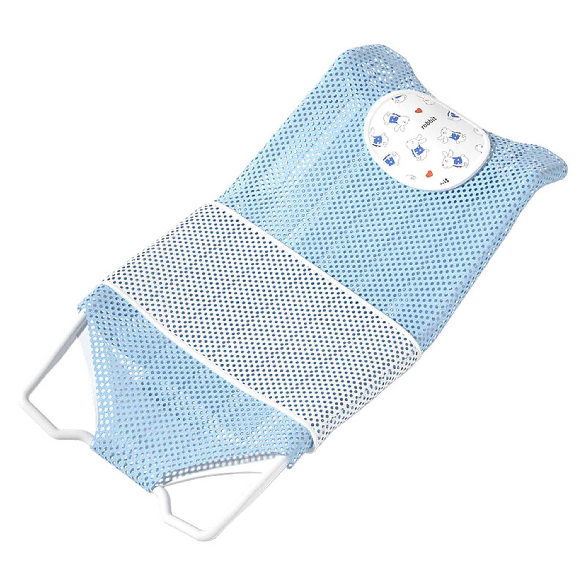 Toddler Infant Bath Support Comfortable Anti Slip Newborn Blue Bath Seats Baby Tub Shower Rack | Walmart (US)