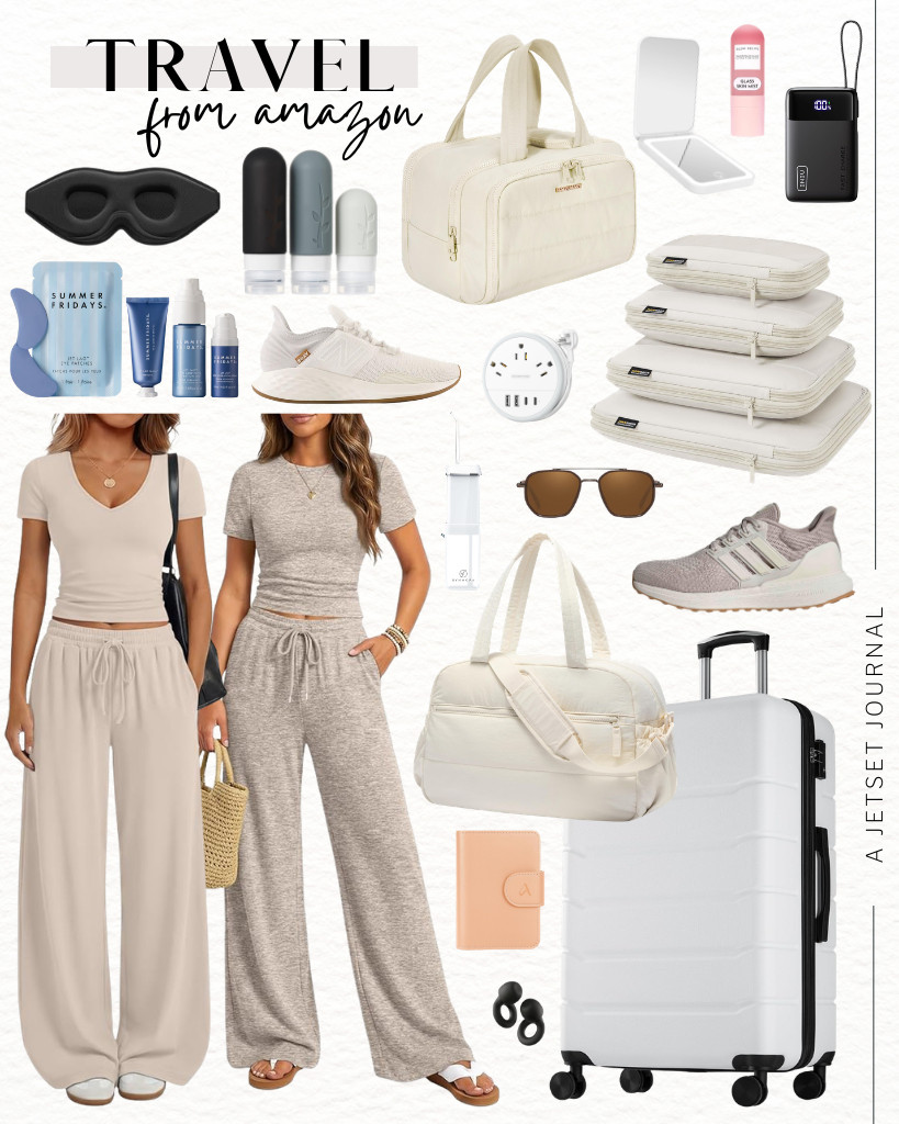 Lots of people are loving these Amazon Travel Finds! For flights, this lightweight weekender duffel and a casual matching lounge set are crowd favorites. These double-zipper compression organizers are also a bestseller.

#LTKSeasonal #LTKSaleAlert #LTKTravel 

 