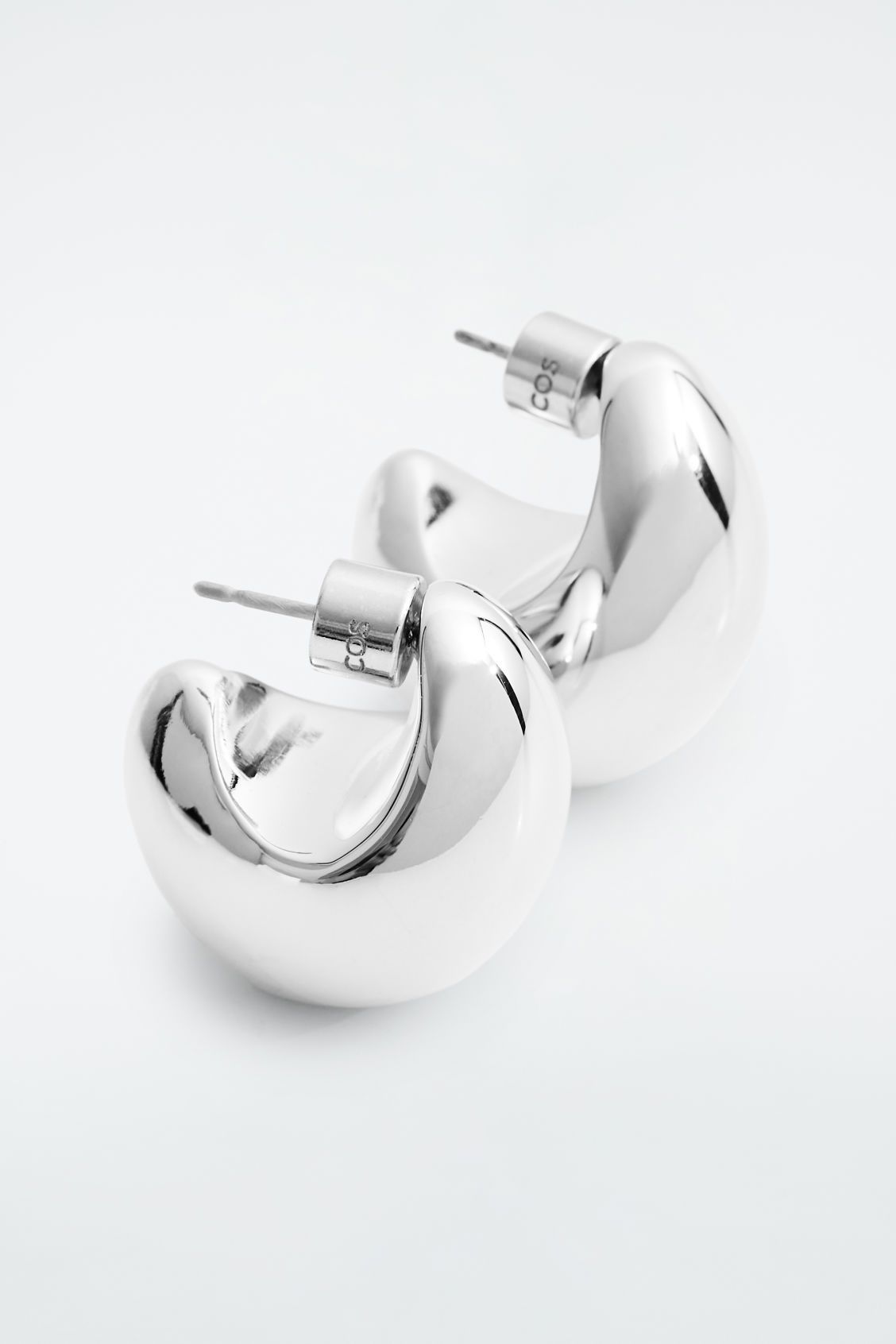 CURVED DOMED EARRINGS | COS UK