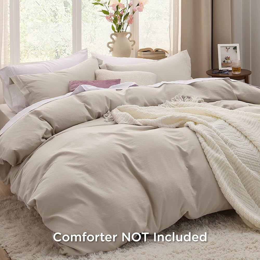Bedsure Duvet Cover Queen Size - Soft Prewashed Queen Duvet Cover Set, 3 Pieces, 1 Duvet Cover 90... | Amazon (US)