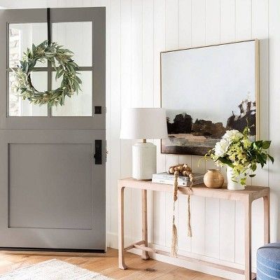 Open Front Door with Traditional Console Table Collection - Threshold™ designed with Studio McG... | Target