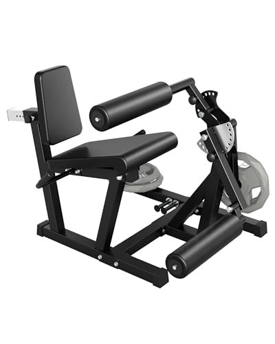 Garvee Leg Extension and Curl Machine, 4 in-1 Leg Press Machines for Home Gym, 700 LBS Weight Capacity Adjustable Workout Equipment, Exercise Bench for Lower Body (Black) | Amazon (US)