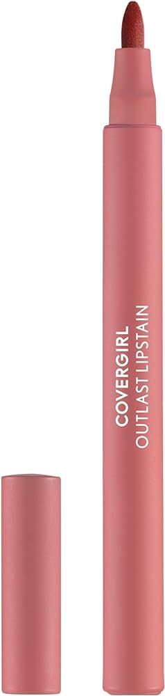 COVERGIRL Outlast, 10 Sugey Girl, Lipstain, Smooth Application, Precise Pen-Like Tip, Transfer-Pr... | Amazon (US)
