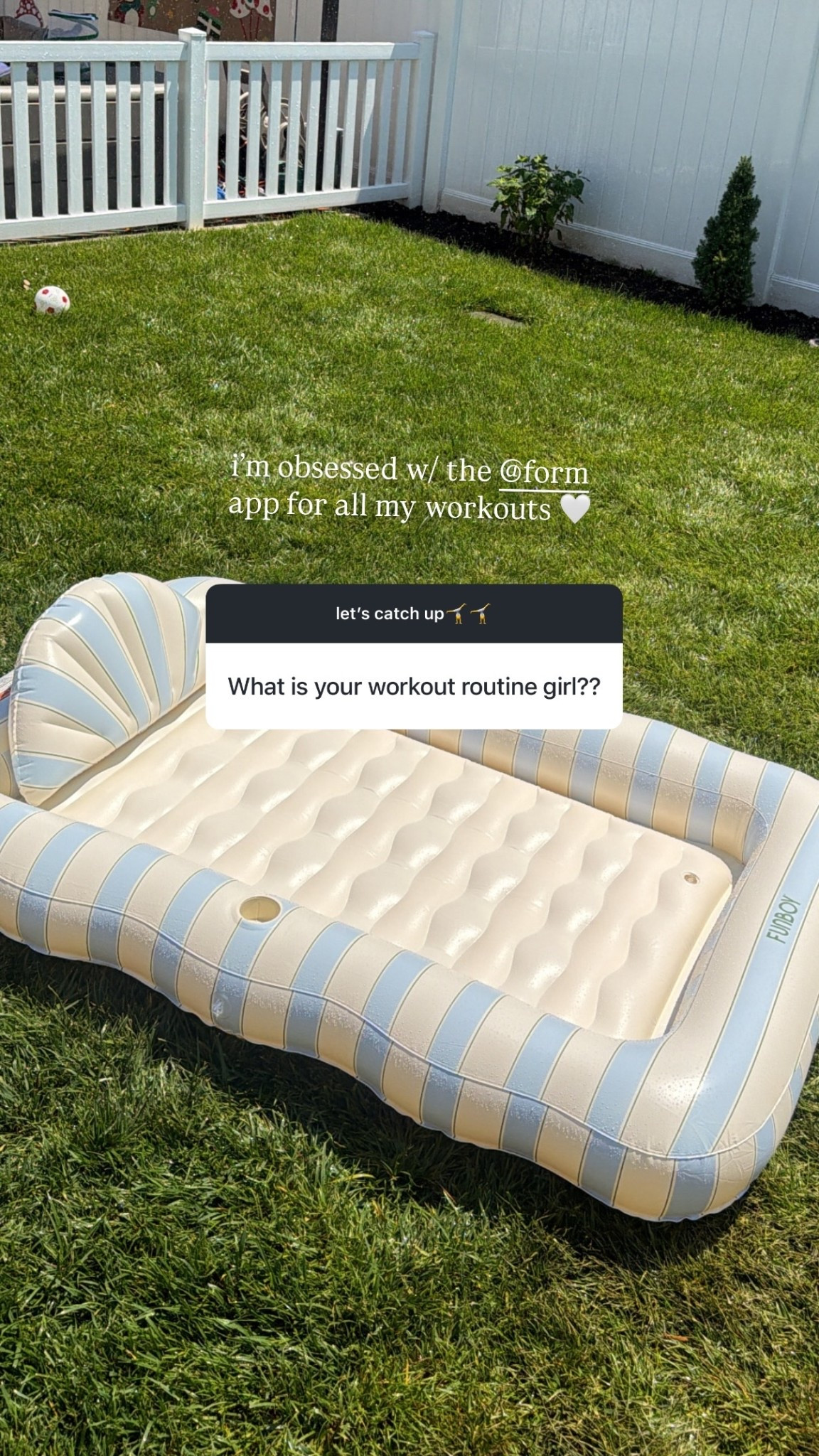 My tanning bed for my yard 🩷

#LTKdayinmylife #LTKSeasonal #LTKHome