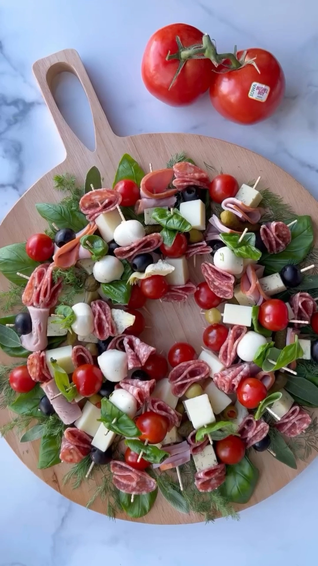 Make this charcuterie wreath for you next holiday gathering. I love the round board  

#LTKSeasonal #LTKGiftGuide