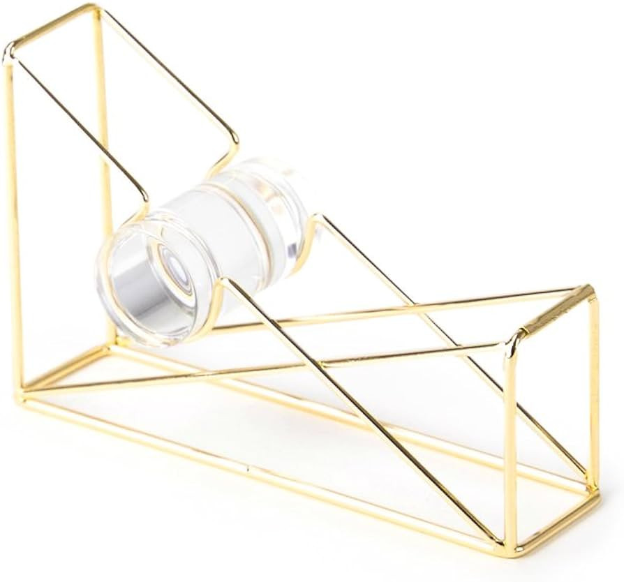 U Brands Desktop Tape Dispenser, Wire Metal, Gold - 898U06-48 | Amazon (US)
