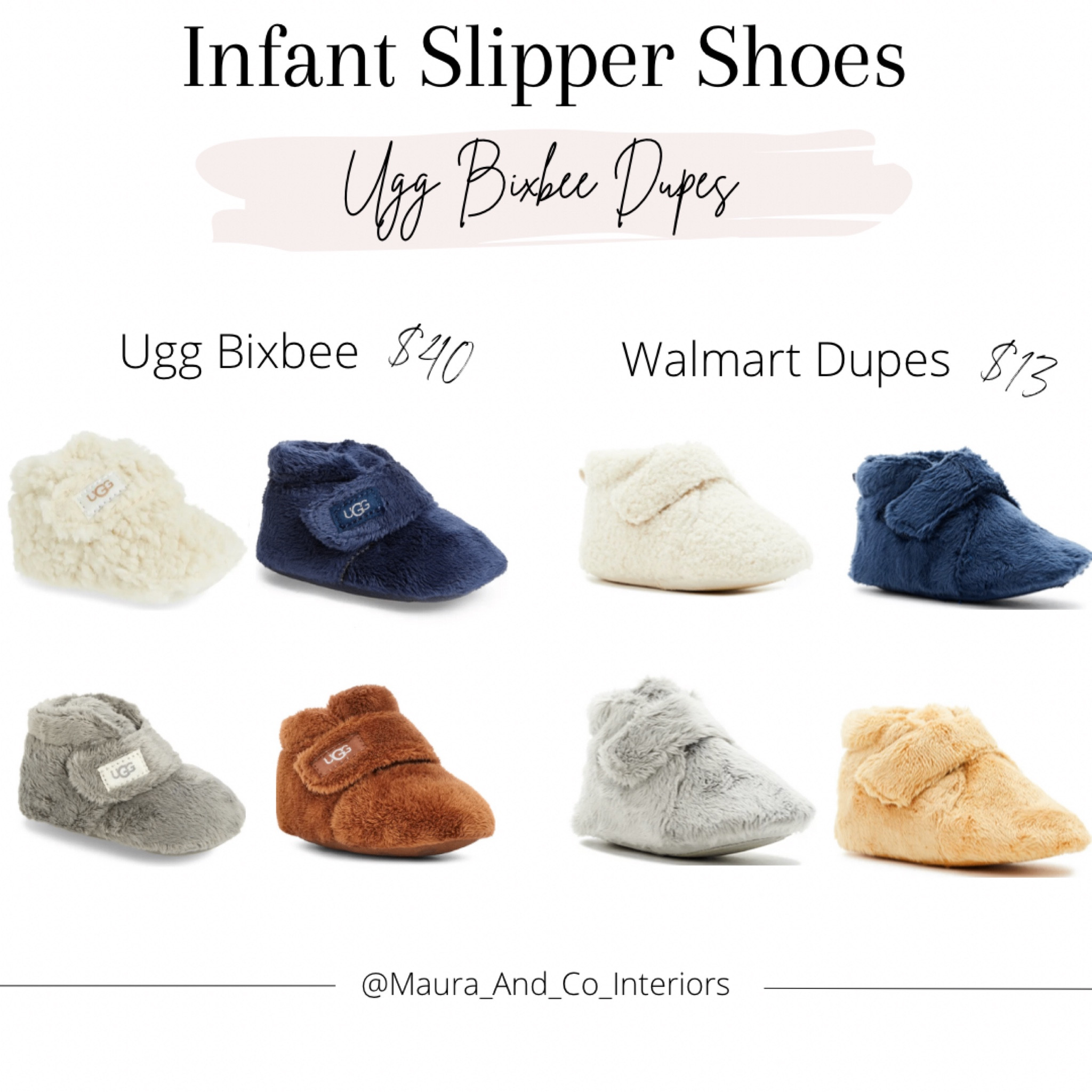 UGG Infants' Bixbee Bootie Slipper -Natural