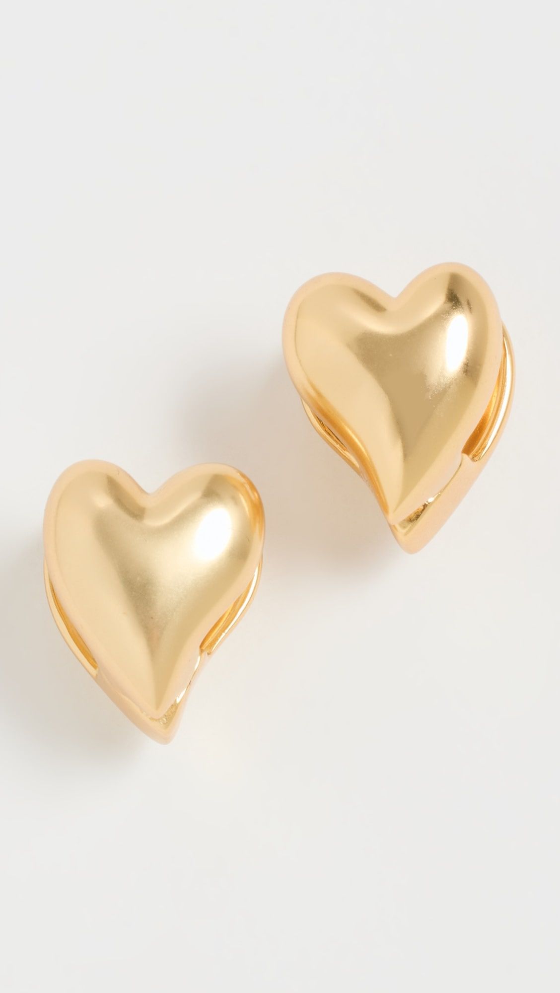 Madewell Heart Huggie Hoop Earrings | Shopbop | Shopbop