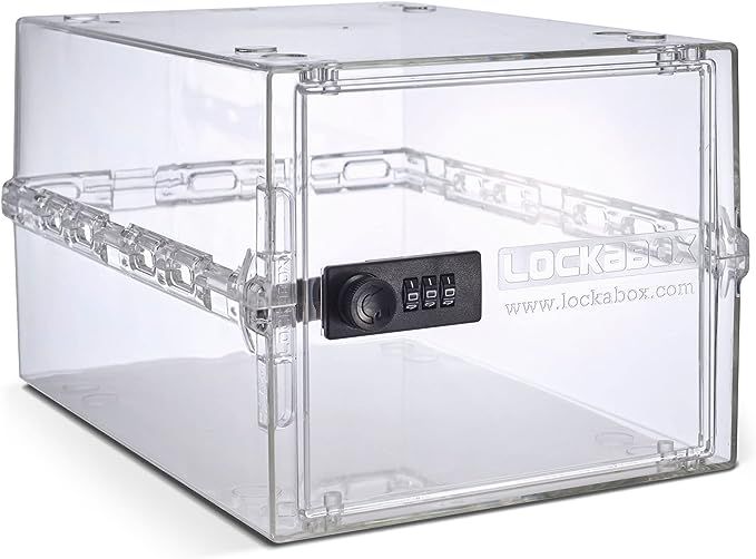 Lockabox One™ | Compact and Hygienic Lockable Storage Box for Food, Medicines, Tech and Home Sa... | Amazon (US)