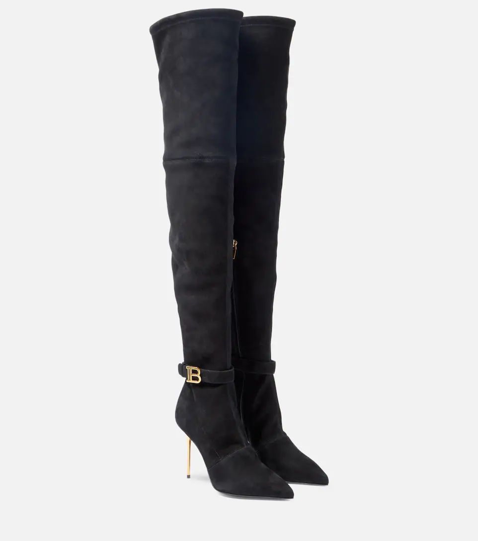 Over-the-knee suede boots | Mytheresa (DACH)