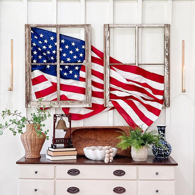 Classic American Flag | Antique Farm House