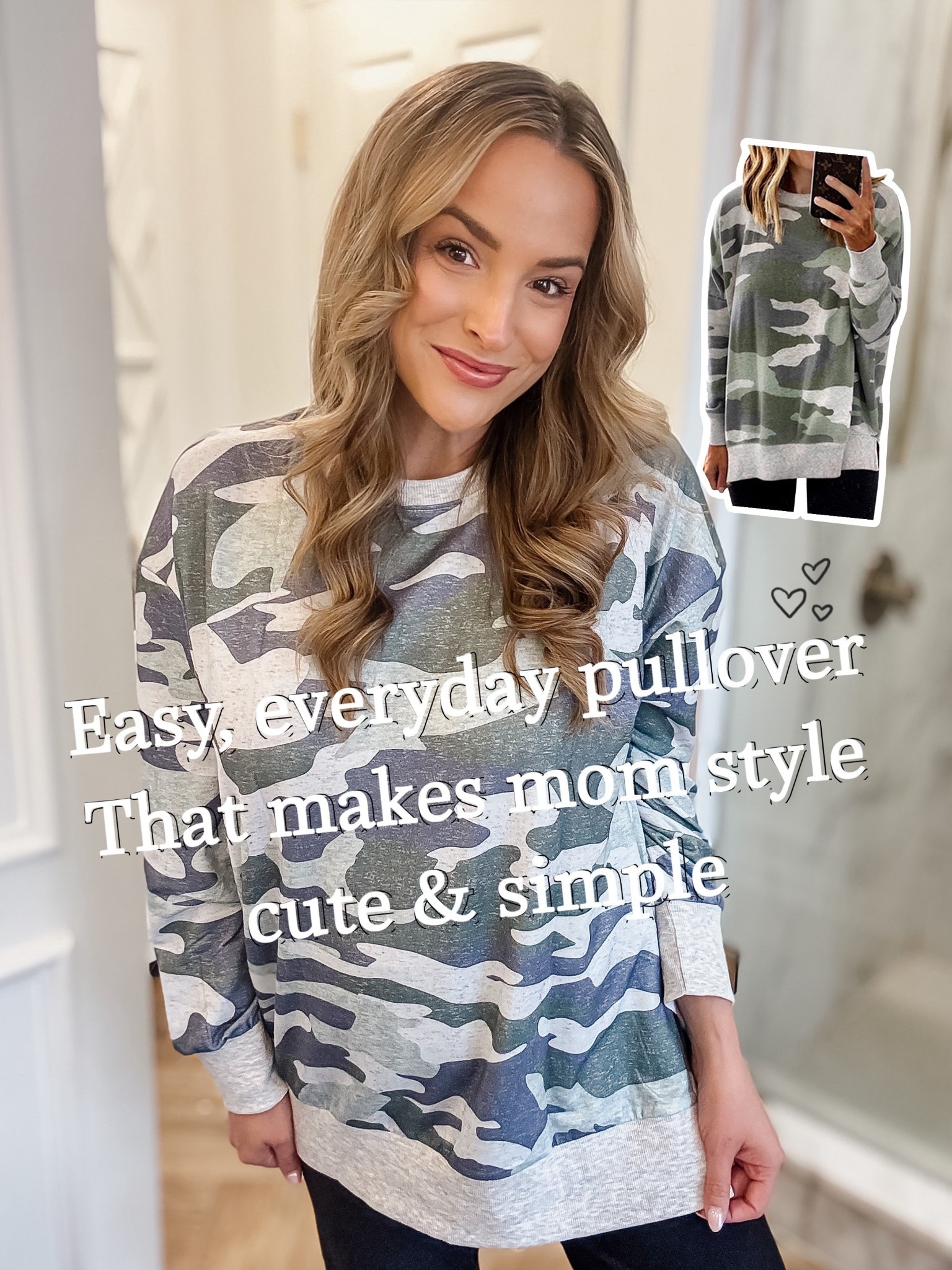 Easy, everyday pullover that makes mom style a piece of cake!! 

#LTKValentine #LTKootd #LTKmomlife