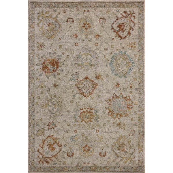 Magnolia Home by Joanna Gaines Mona Oatmeal / Multi Area Rug | Wayfair North America