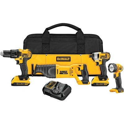 Details about   DEWALT 20V MAX Li-Ion 4-Tool Combo Kit DCK420D2 Certified Refurbished | eBay US
