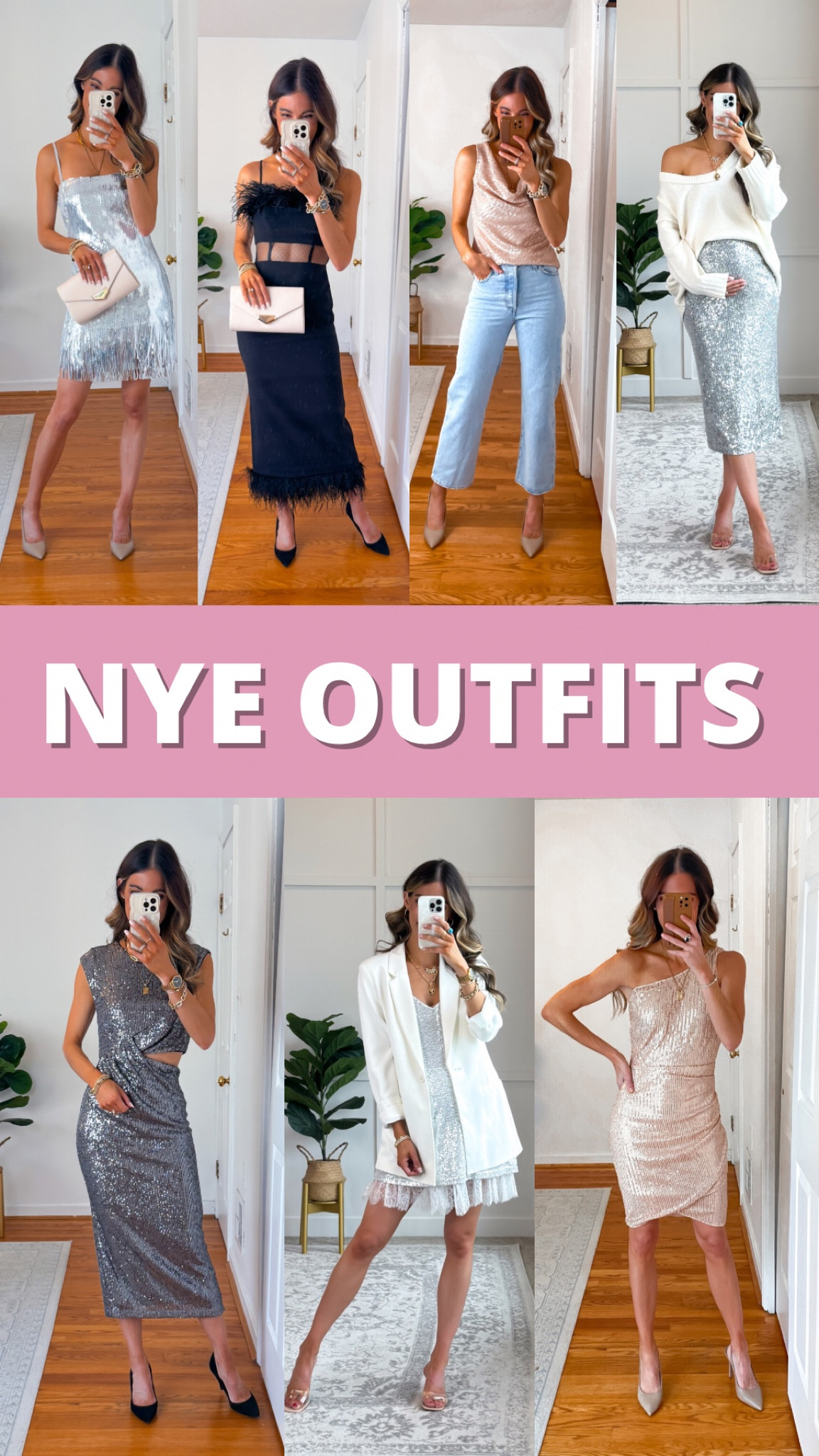 NYE Outfits | New Years Eve Outfits | Sparkly Dress | Sparkly Skirt

#LTKParties #LTKSeasonal #LTKHoliday