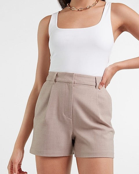 Fitted Double Layer Square Neck Tank | Express