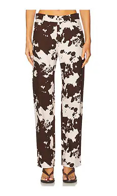 Miaou x REVOLVE Fargo Pant in White & Brown from Revolve.com | Revolve Clothing (Global)