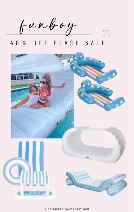 Fun boy pool floats red white and blue flash sale today 