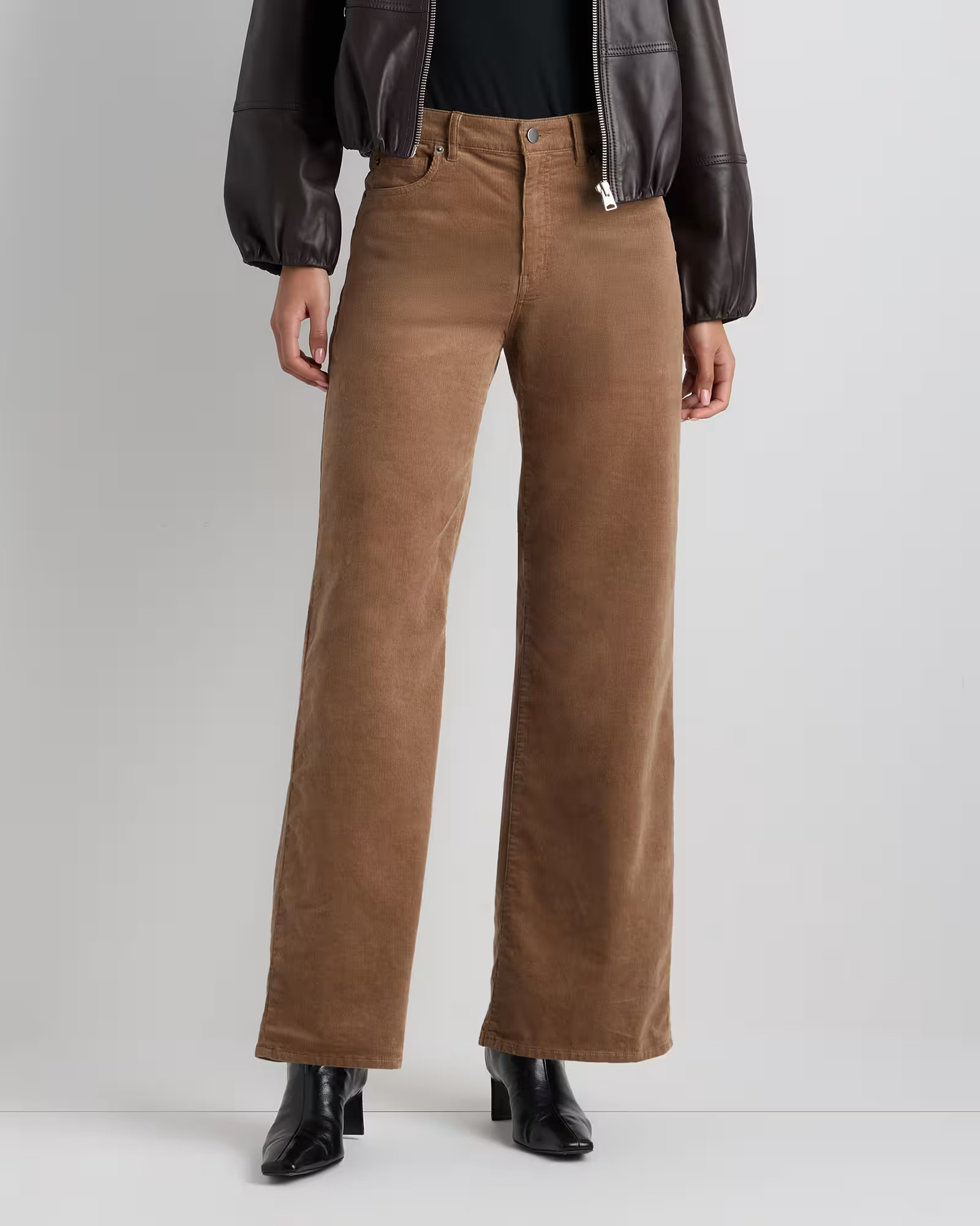Organic Stretch Corduroy Wide Leg Pants | Quince
