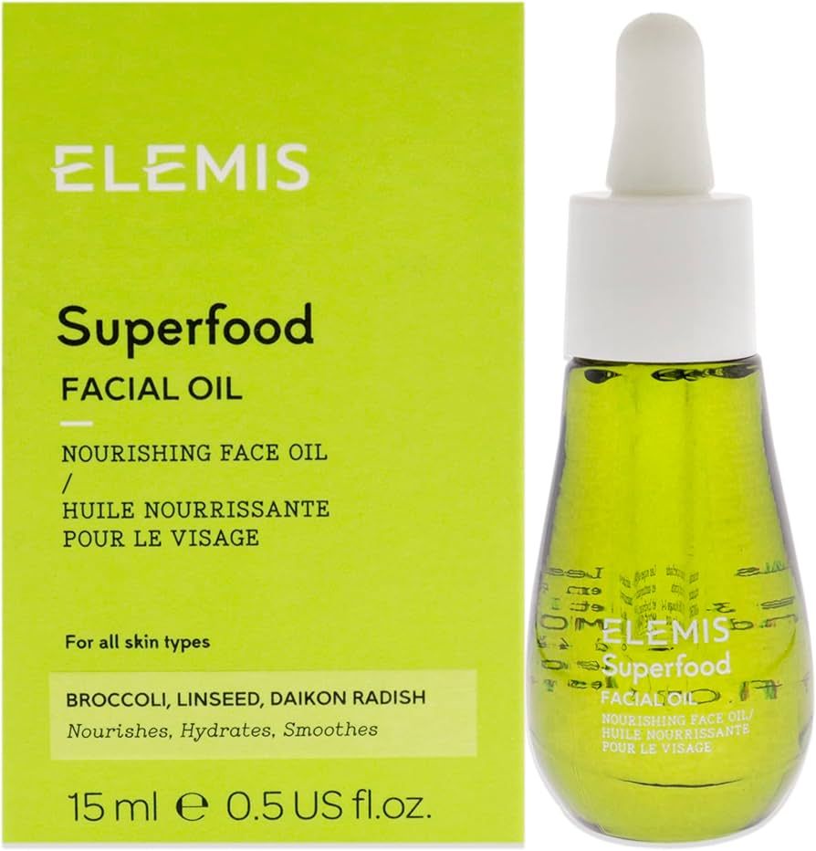 ELEMIS Superfood Facial Oil Concentrated Lightweight, Nourishing Daily Face Oil Hydrates and Smoo... | Amazon (US)