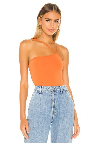 Taryn Asymmetric Bodysuit | Superdown