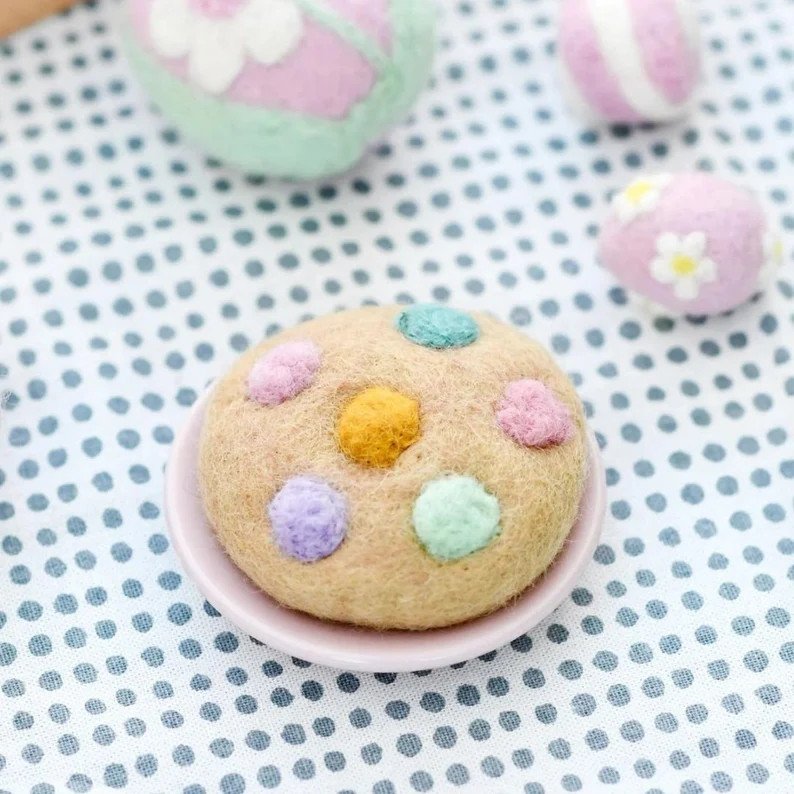 Felt Soft M and Pastel Cookie Biscuit Pretend Food, Felt Food Set Pretend Play, Pretend Tea Party... | Etsy (US)