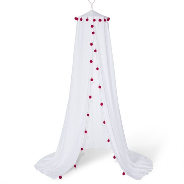 Pom Pom Bed Canopy White - Pillowfort™ | Target