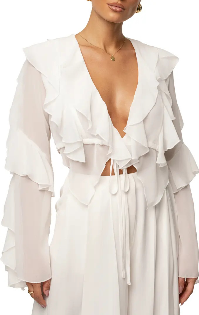 Juliet Ruffle Crop Top | Nordstrom