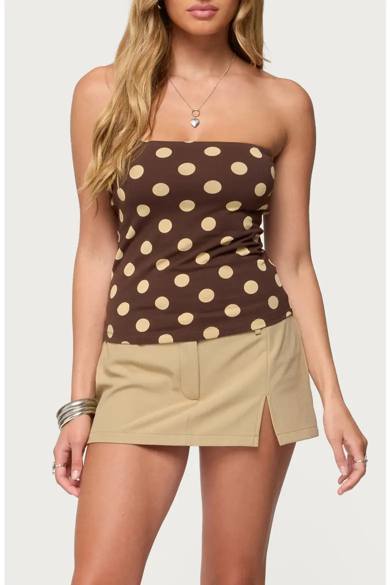 Polka Dot Tube Top (Women) | Nordstrom | Nordstrom