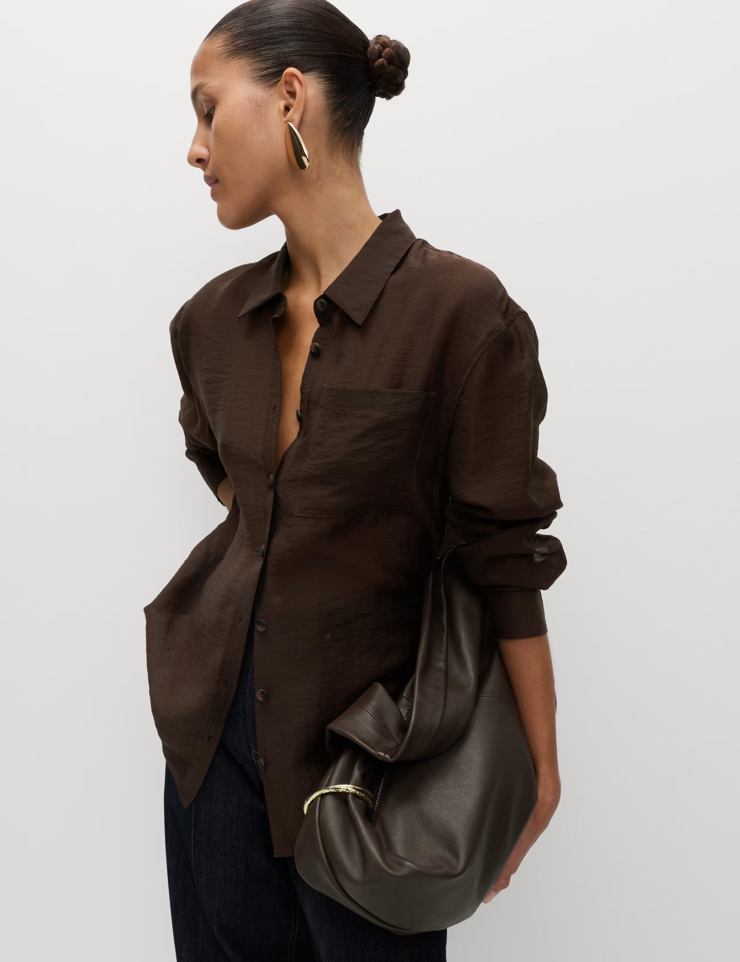 Regular Fit Long Sleeve Shirt | Marks & Spencer (UK)