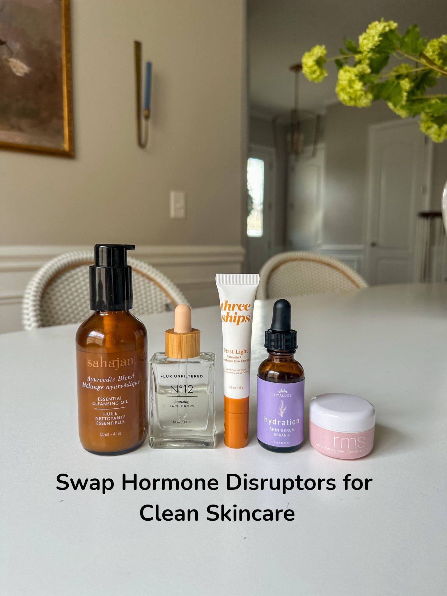 Since I was diagnosed with hormone positive breast cancer, I have ditched all my skincare for clean products.  Clean products are important because endocrine disruptors are chemicals that interfere with the body’s hormone system, potentially causing adverse health effects. These include parabens, phthalates, bpa, dioxins, to name a few. 

Endocrine disruptors can :
•Mimic natural hormones, Block the action of natural hormones, and Alter the production or breakdown of hormones. 
• Cause reproductive issues (e.g., infertility, birth defects), 
• Cause Metabolic disorders (e.g., obesity, diabetes)
• Cause Cancer (e.g., breast cancer, prostate cancer),
• Cause Neurodevelopmental problems (e.g., autism, ADHD) and Immune system dysfunction. 

Clean products are safer for you skin, kinder to the planet, and they minimize skin irritation. Your skin absorbs everything so if you want to rehydrate, rejuvenate, and refresh your skin, choose clean beauty. 

While most substances don’t make it past the epidermis, harmful molecules can reach your body’s dermis or other connected systems. A recent study showed that ingredients found in sunscreen have shown up in people’s bloodstream. 
.
#cleanproducts #cleanproducts #beautyobsessed #skincareroutine #cleanskincare #hormonedisruptors #breastcancer #cancer #estrogen

#LTKBeauty #LTKFindsUnder50 #LTKU