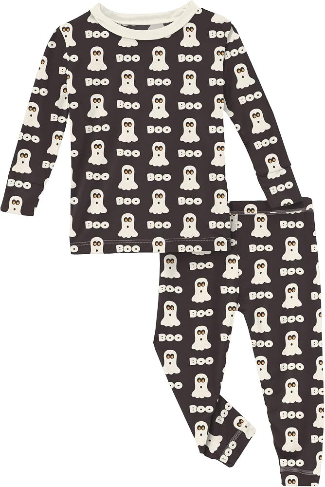 KicKee Halloween Celebrations Pajama Set, Long Sleeve, Long Pants, Snug Fit Pajamas | Amazon (US)